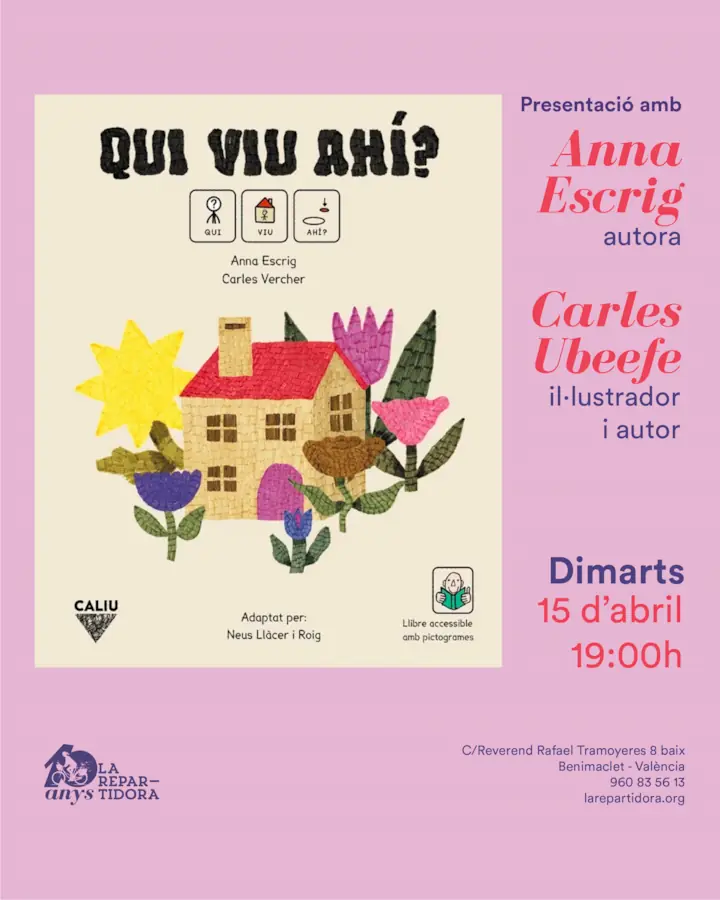 Presentació Qui viu ahí? amb Anna Escrig i Carles Vercher (Ubeefe)