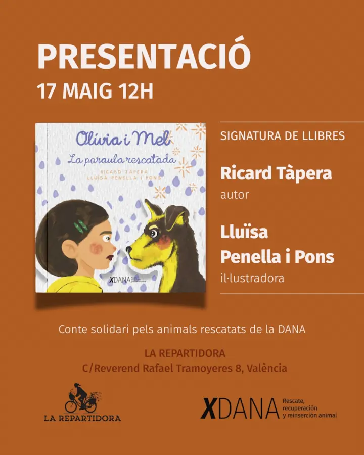 Presentació Olívia i Mel amb Ricard Tàpera i Lluïsa Penella i Pons