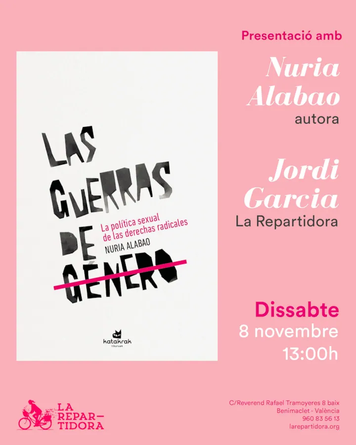 Presentació Las guerras de género amb Nuria Alabao