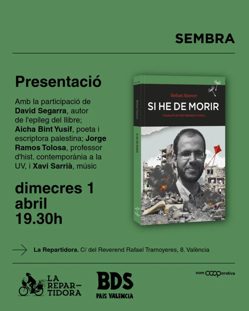 Cartell Si he de morir