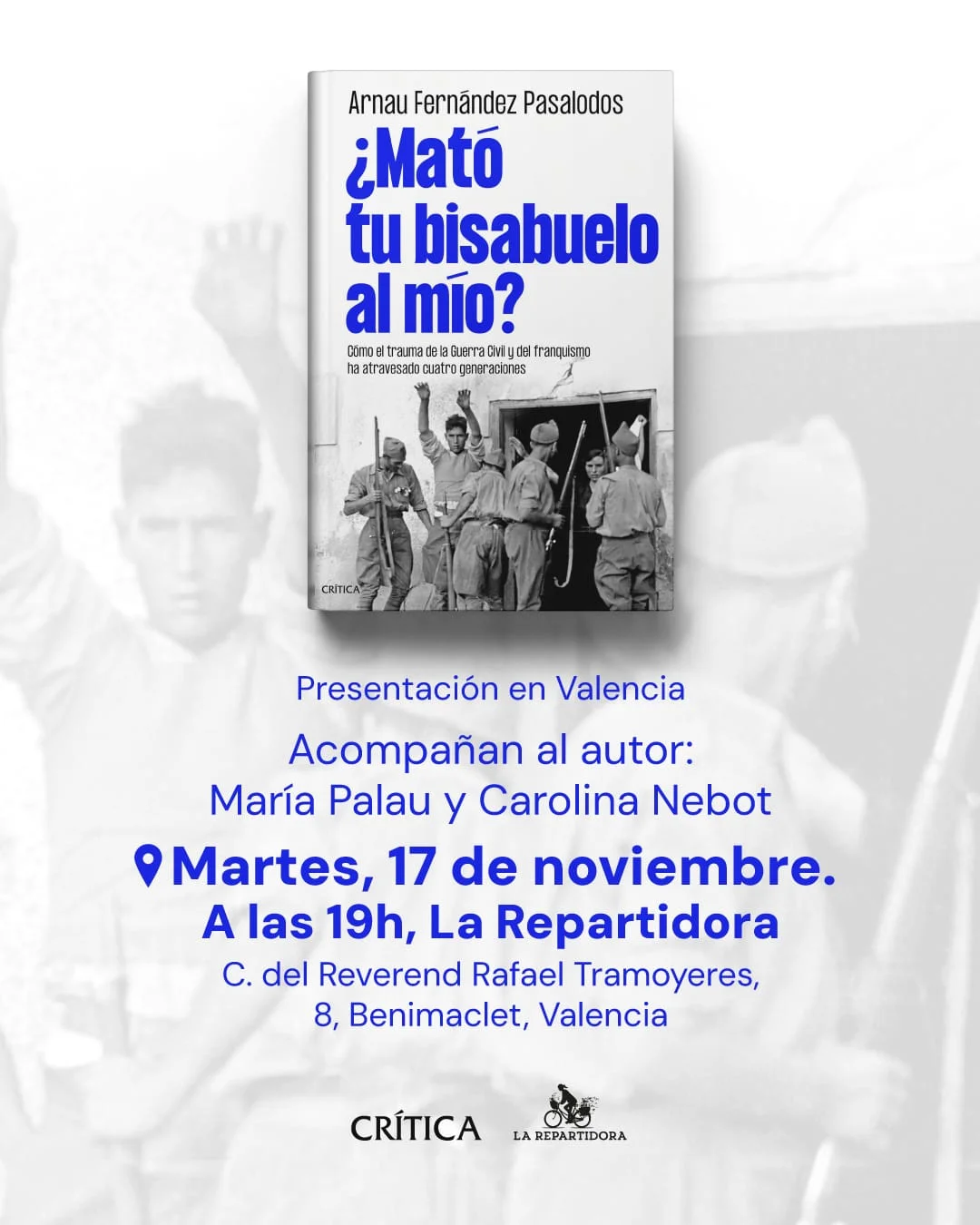 Cartell mató tu bisabuelo al mío